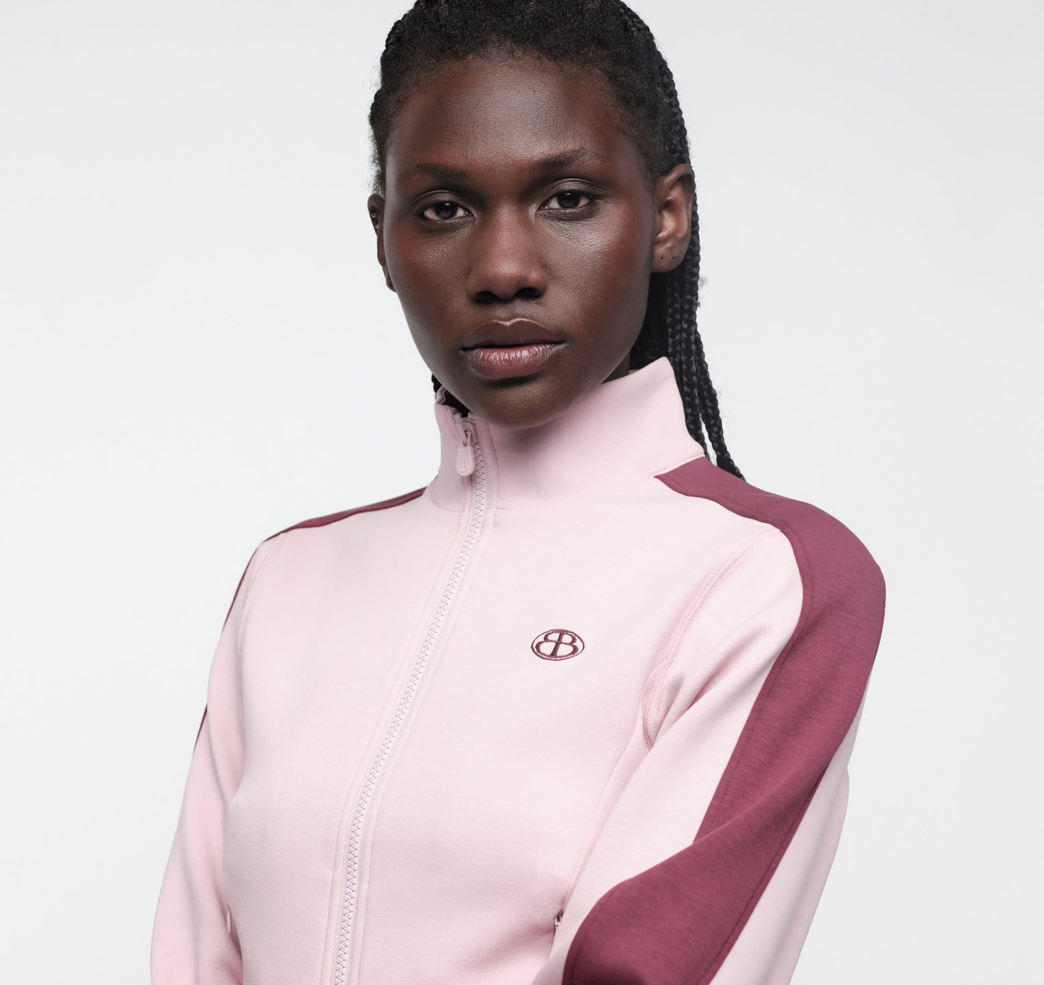 Track Zip Up Jacket - Vintage Pink | Only €39 | Organic Basics
