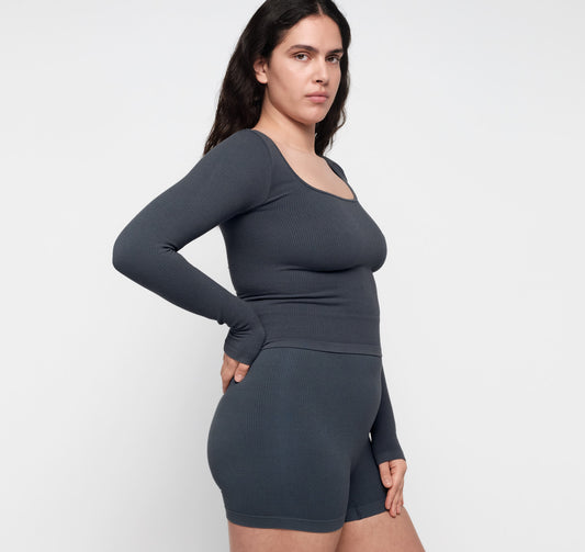 Seamless Waffle Shorts