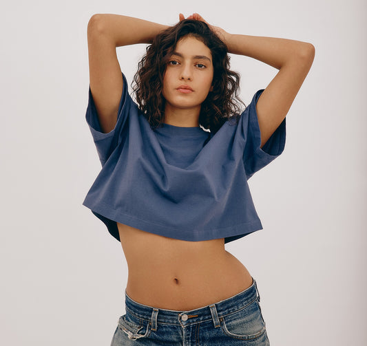 True Boxy Crop Tee