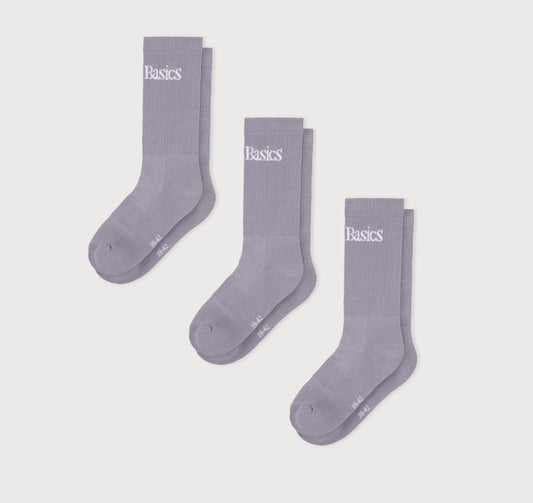 Core Logo Crew Socks 3-Pack
