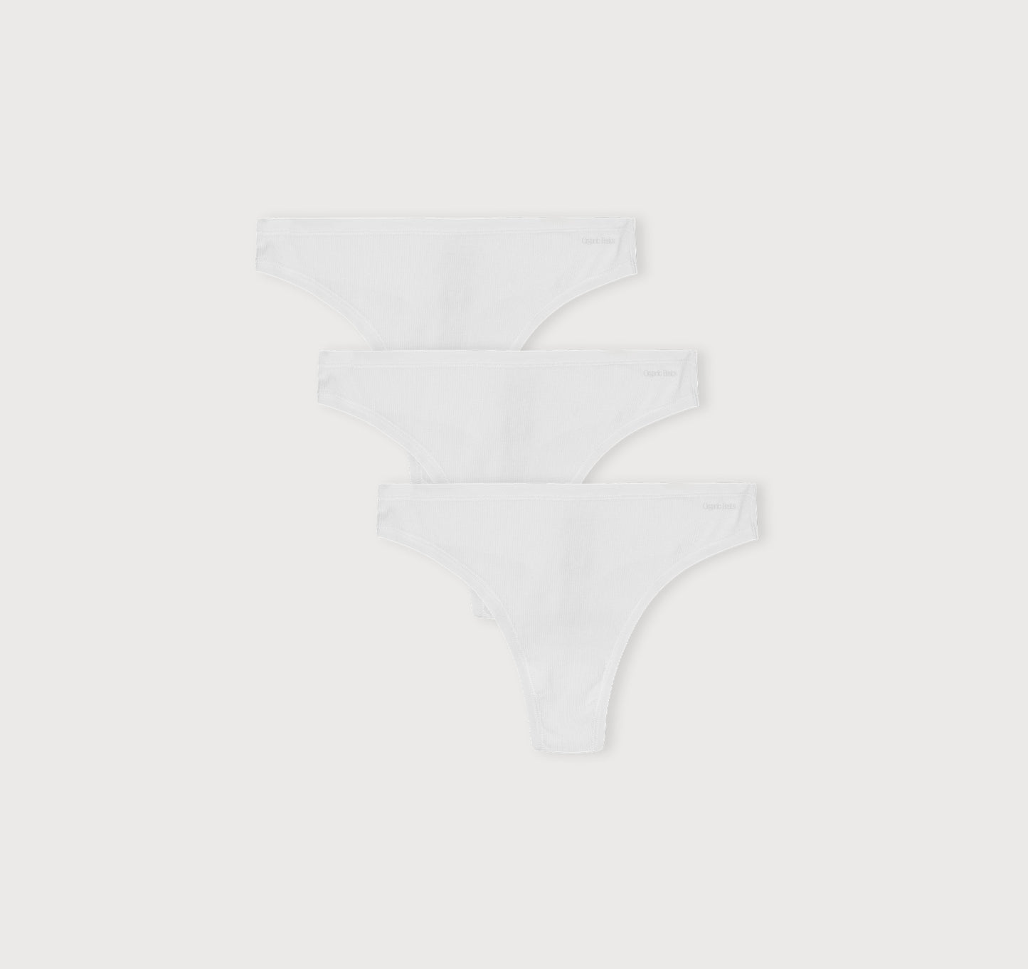 Core Rib Thong 3-Pack