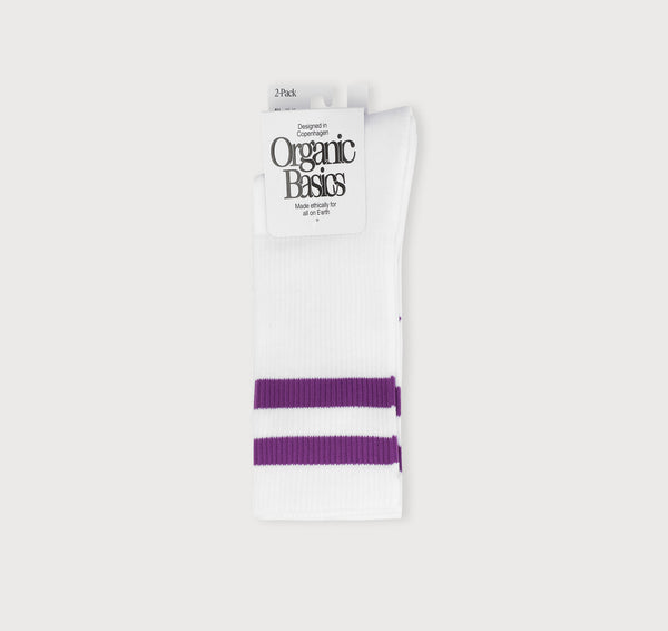 Core Stripe Crew Socks 2-pack