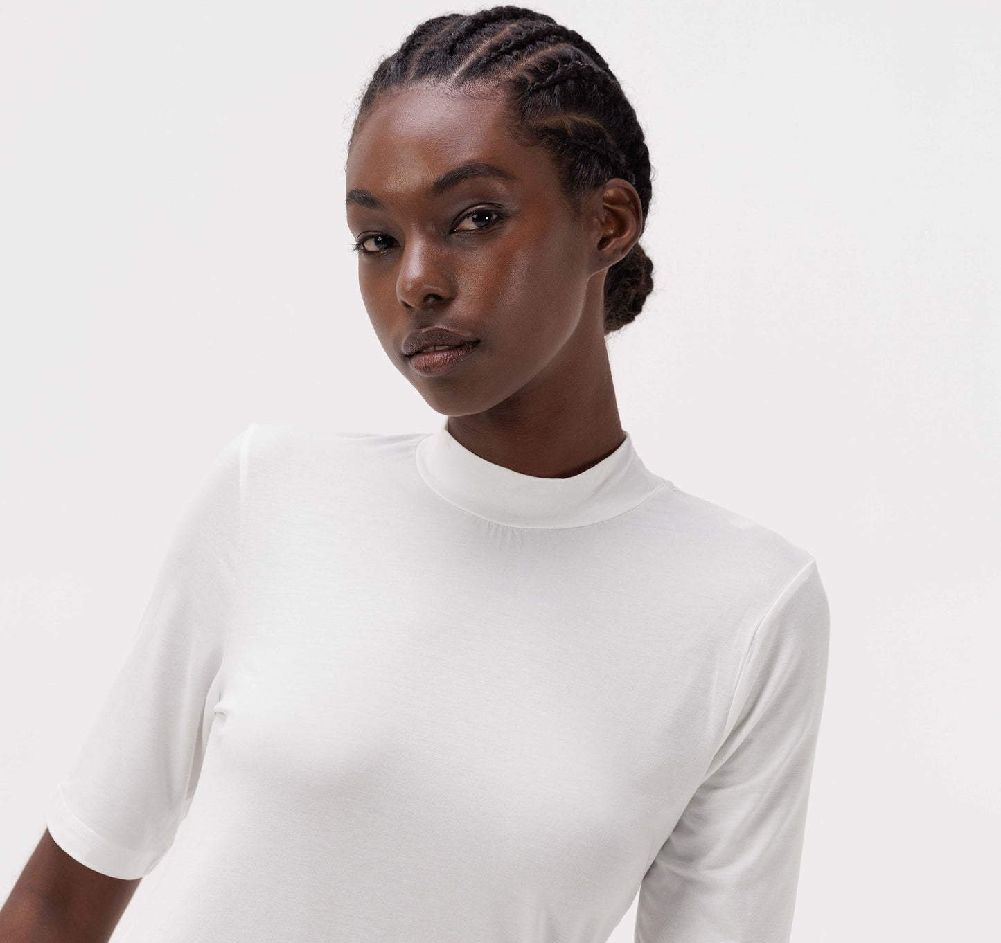 Soft Touch Turtleneck Tee
