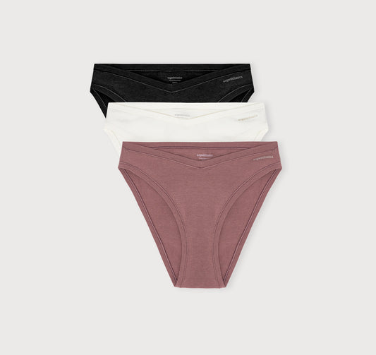 Anne Klein Women's Underwear - 3 Pack Bikini Briefs (S-XL), Size