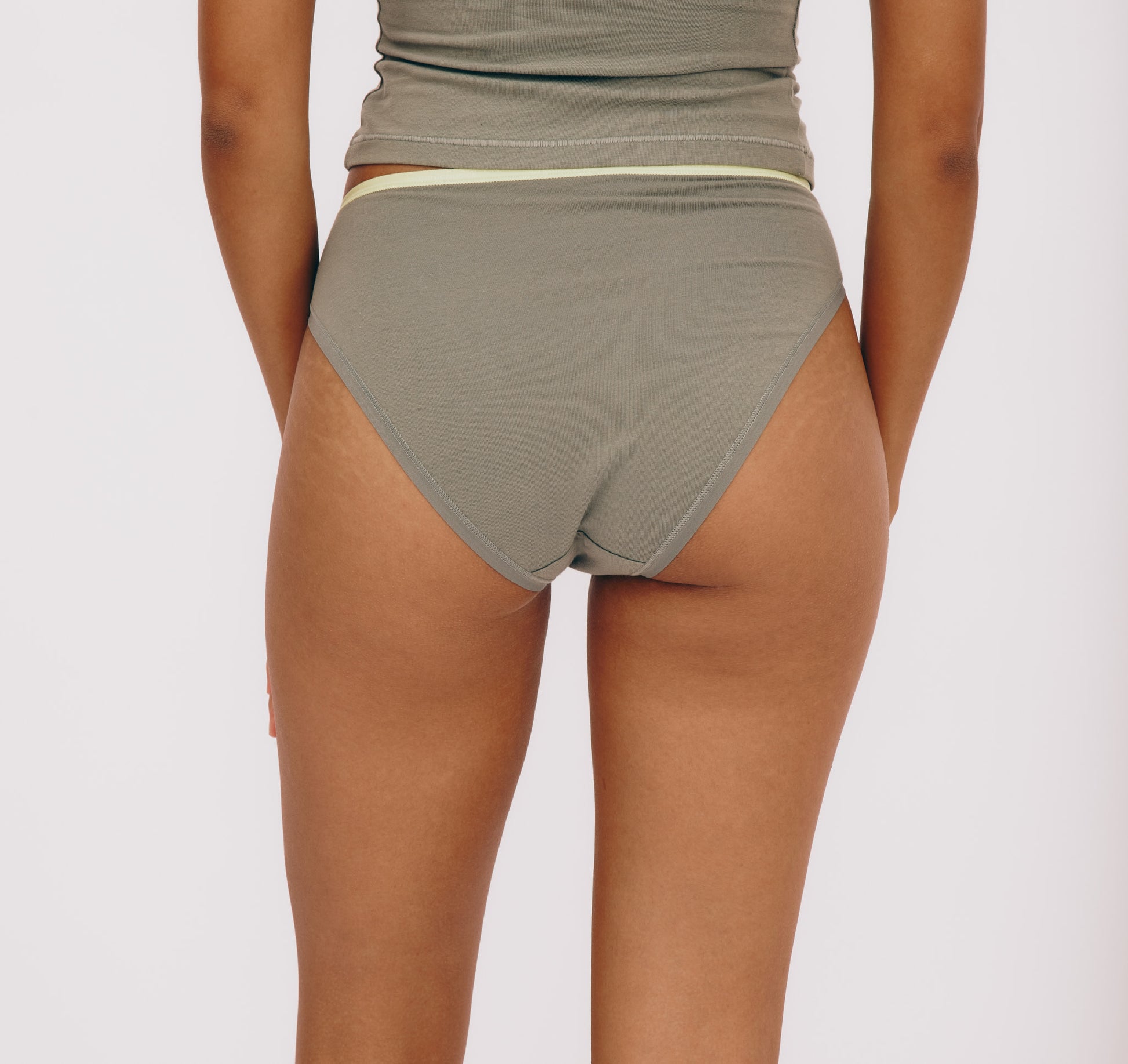 Lemci 100% Cotton Brief Panty for Women Inside Elastic - No