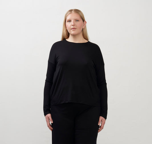 Soft Touch Relaxed Long-Sleeve Tee