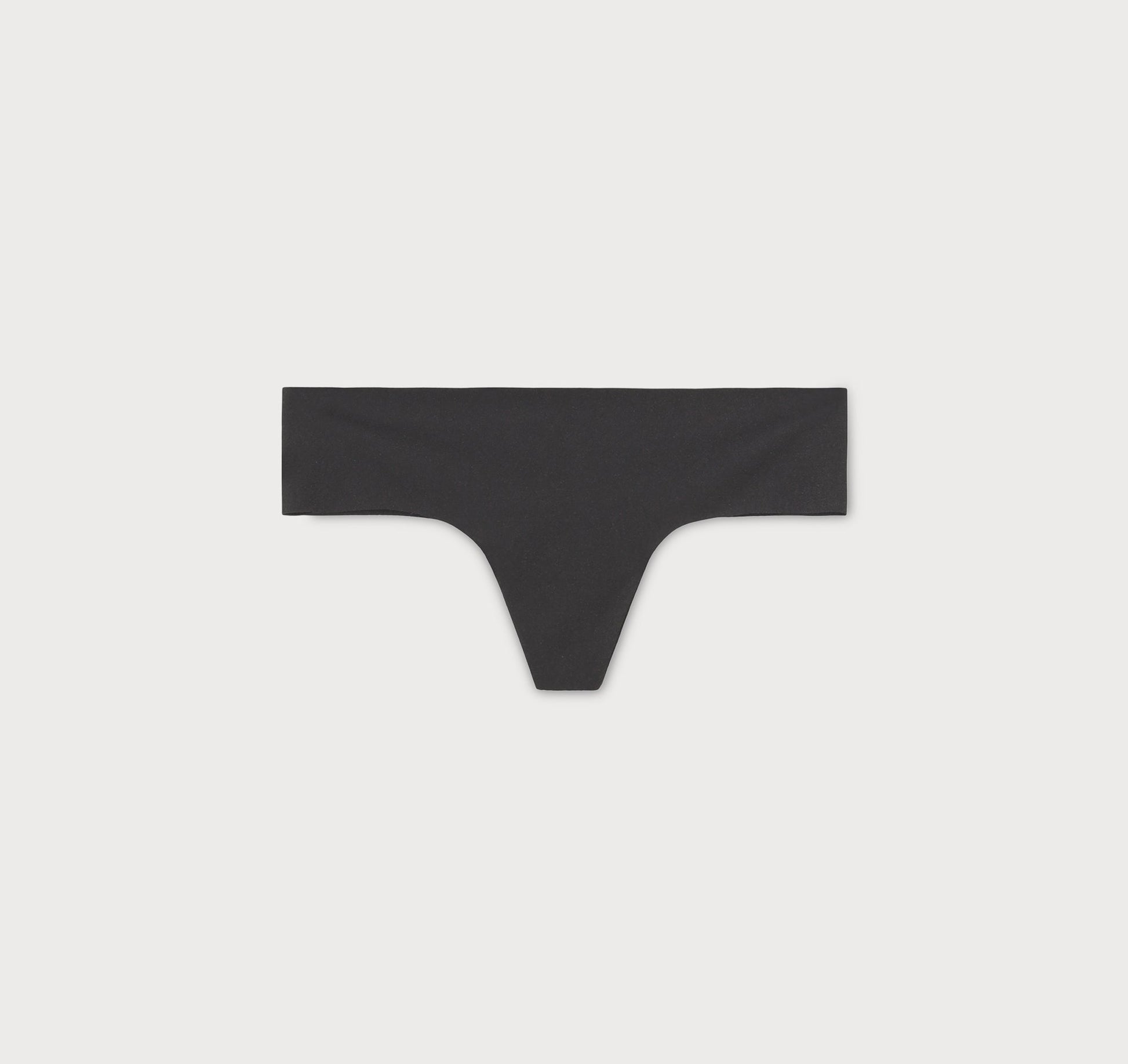 LE BUNS 2-Pack Taylor Cheeky Organic Ribbed Cotton Panty in Noir