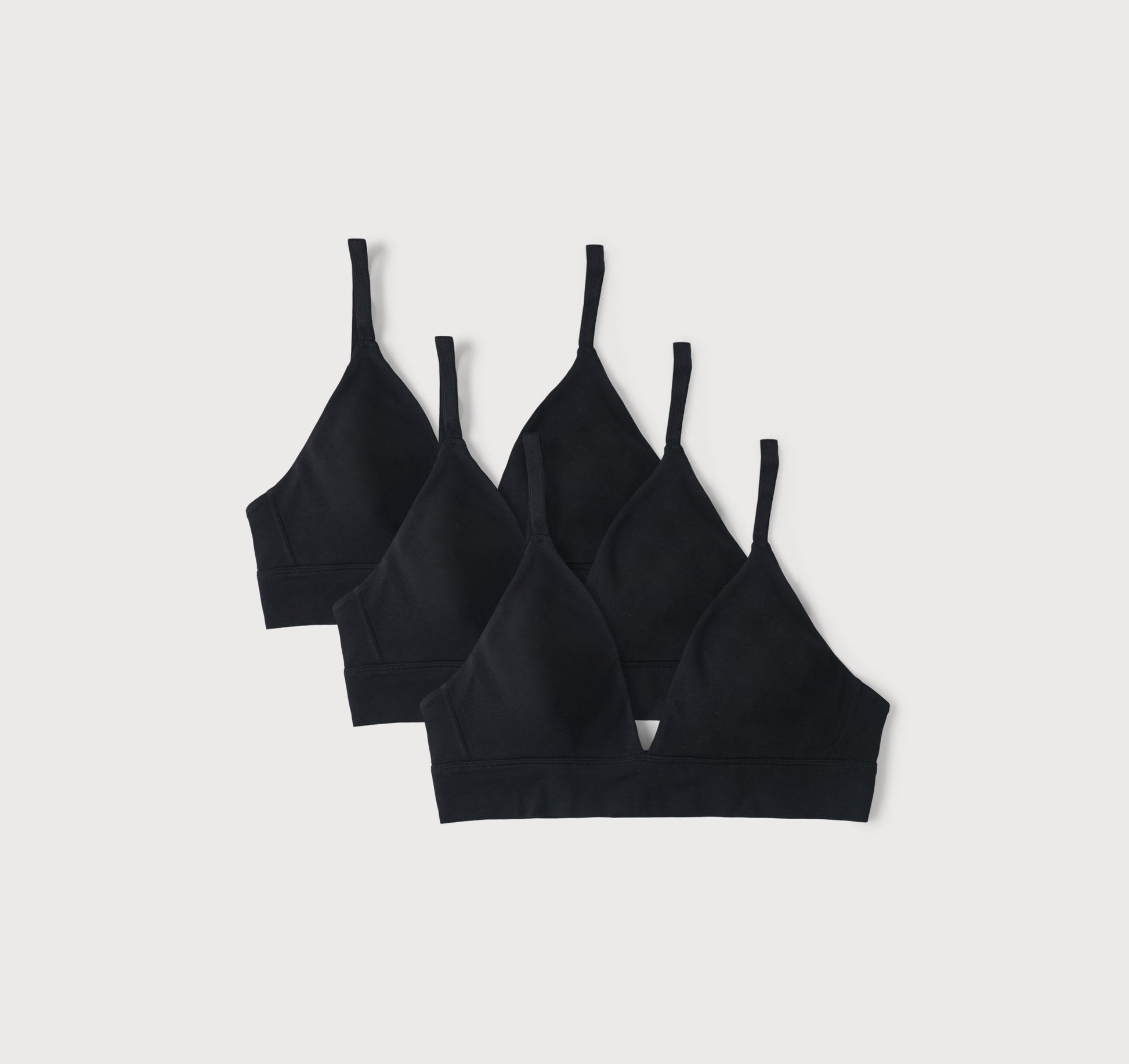 Бэлэн 🏷️ Organic collection Color: black Triangle bralette
