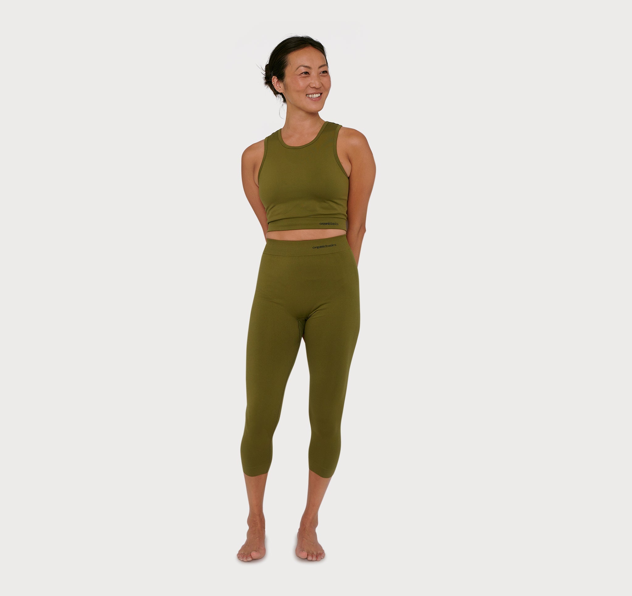 Army Green Seamless High Waist Yoga Set For Women Hollow Out Fitness  Clothes Women For Gym And Workouts From Qackwang, $17.07 | DHgate.Com